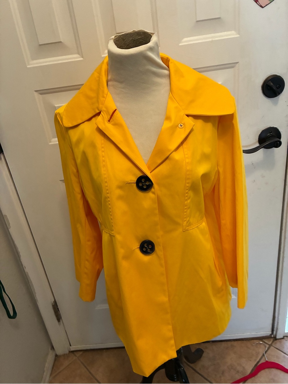 Bright Yellow Women's Single-Breasted Blazer Jacket
